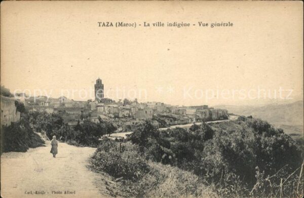 Taza Maroc Ville indigene vue generale