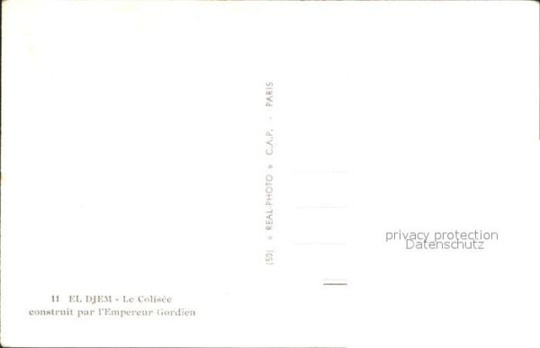 El-Djem Colisee construit par l'Empereur Gordie – Bild 2