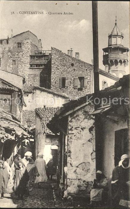 Constantine Algerien Quartiers Arabes