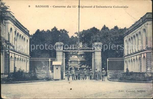 Saigon Caserne du 11e Regiment d_Infanterie Co