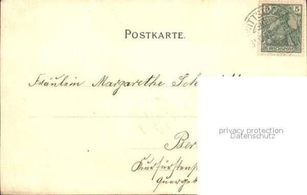 Namenstag Namenskarte Otto Engel Blumen – Bild 2