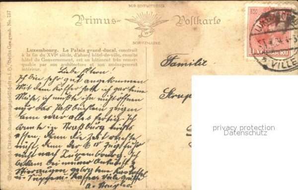 Verlag Primus Nr. 737 Luxembourg Palais grand-ducal – Bild 2
