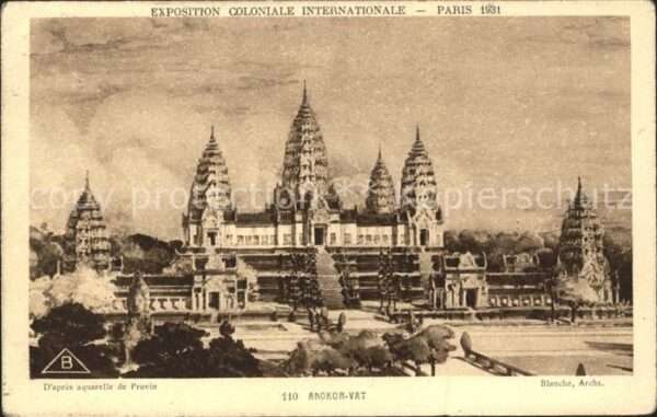 Exposition Coloniale Internationale Pari Angkor-Vat
