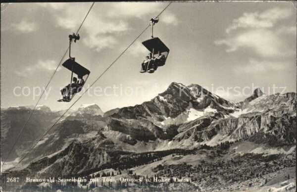 Sessellift Braunwald Tödi Ortstock Hoher Turm