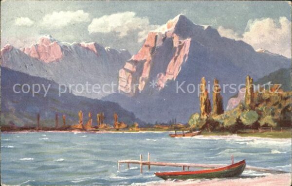 Kutscha Paolo Die Schweiz Walensee Boot Nr. 73