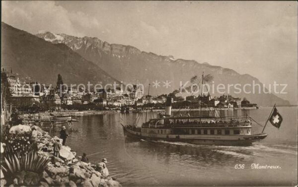 Dampfer Binnenschifffahrt Montreux