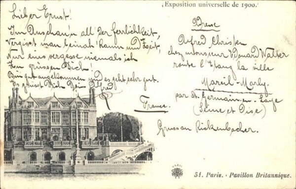 Exposition Universelle Paris 1900 Pavillon Britannique