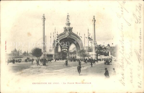 Exposition Universelle Paris 1900 Porte Monumentale