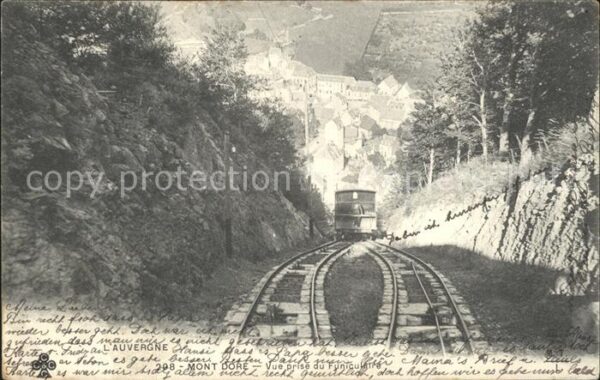 Zahnradbahn Mont Dore Funiculaire Auvergne