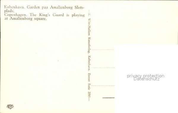 Leibgarde Wache Kobenhavn Garden Amalienborg Slotsplads – Bild 2