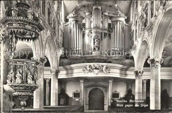 Kirchenorgel Basilka Mariastein