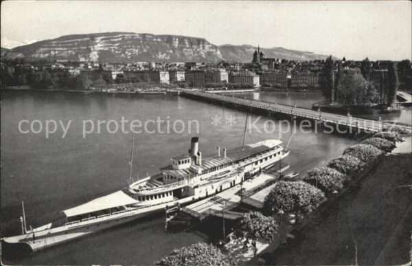 Dampfer Seitenrad Geneve
