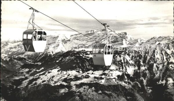 Seilbahn Teleferique Leysin-Berneuse massif des