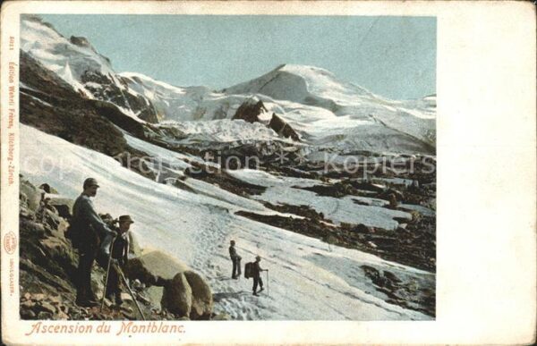 Gletscher Ascension Montblanc