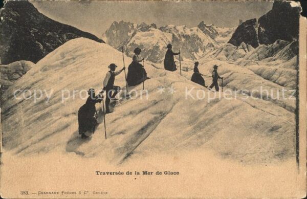 Gletscher Mer de Glace Wanderung