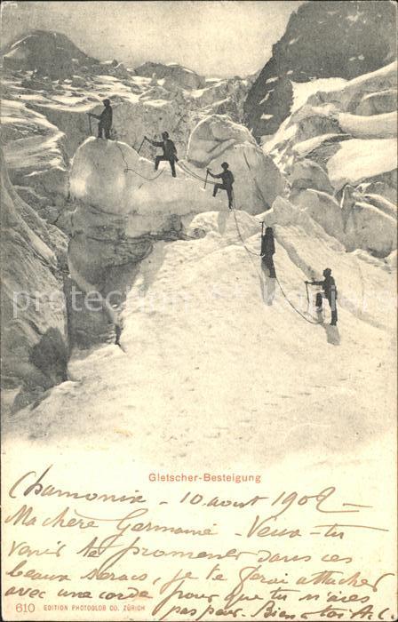 Gletscher Besteigung