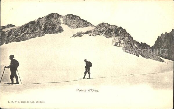 Skifahren Pointe d_Orny