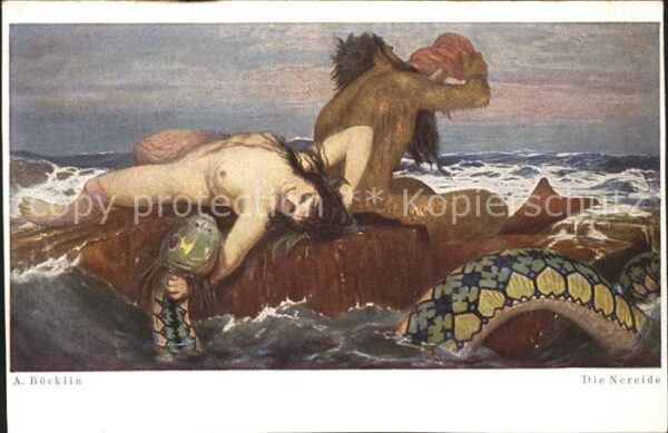 Boecklin Arnold Die Nereide Schlange