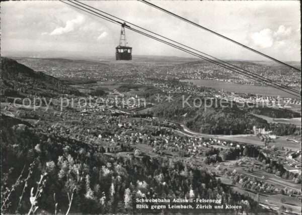 Seilbahn Adliswil-Felsenegg Leimbach Zürich Klot