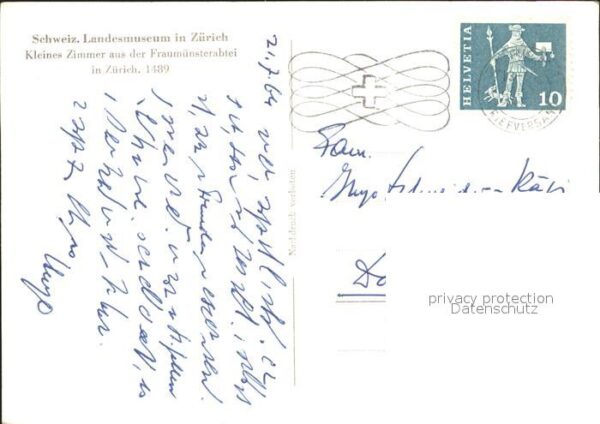 Kachelofen Landesmuseum Zürich Zimmer Fraumünstera – Bild 2