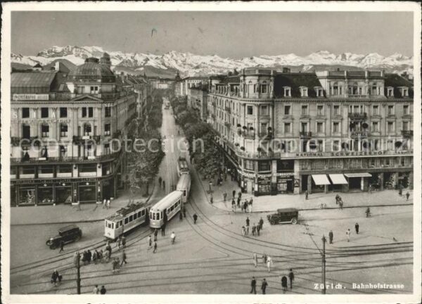 Strassenbahn Zürich Bahnhofstrasse