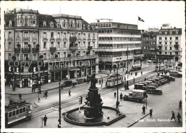 Strassenbahn Zürich Bahnhofplatz