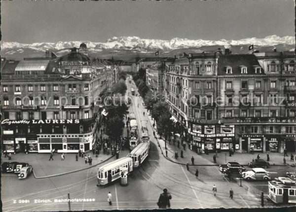 Strassenbahn Zürich Bahnhofstrasse