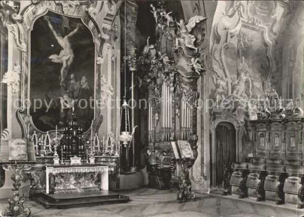Kirchenorgel Kloster Einsiedeln Mönchschor Engel