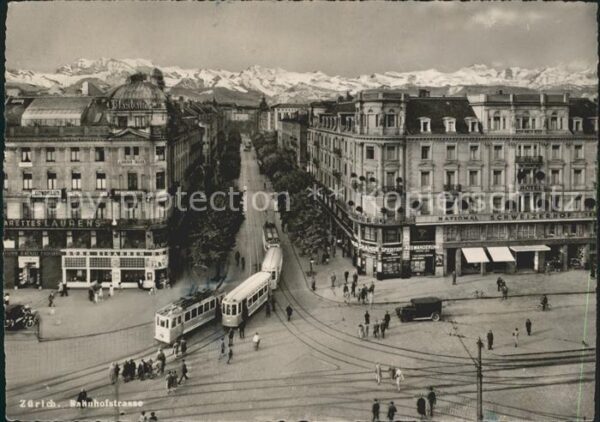 Strassenbahn Zürich Bahnhofstrasse