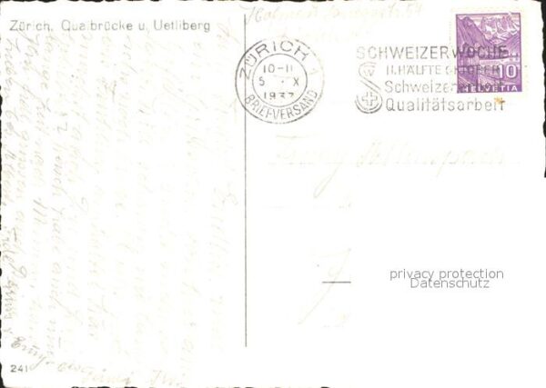 Strassenbahn Zürich Quaibrücke Uetliberg – Bild 2