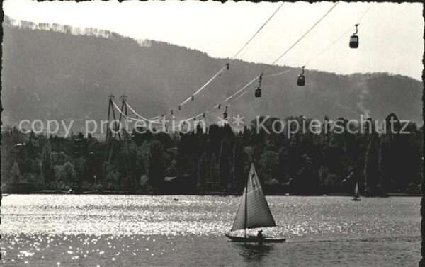 Segelboote Gondelbahn Zürichsee