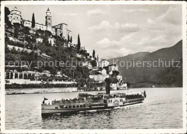 Dampfer Seitenrad Ticino Morcote Lago di Lugano