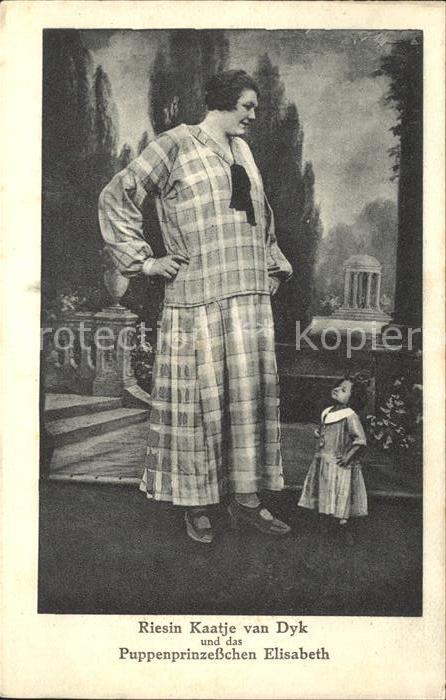 Kuriosum Riesin Kaatje van Dyk Puppenprinzessche