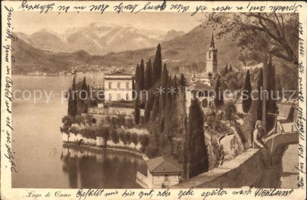 Lago di Como Kirche am See