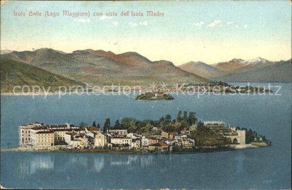 Isola Bella Lago Maggiore con Isola Madre