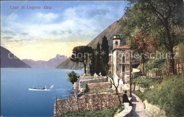Oria Valsolda Häuser Schiff