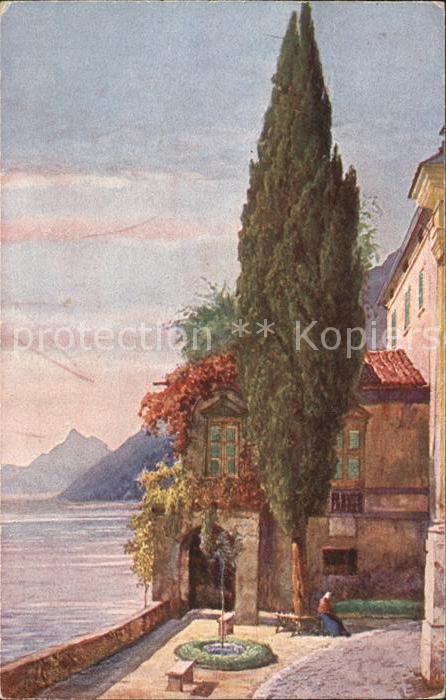 Oria Valsolda Villa Fogazzaro Künstlerkarte