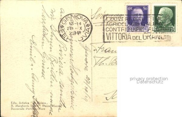 Genova Genua Liguria S. Margherita Ligure S. Giacomo di Cort – Bild 2