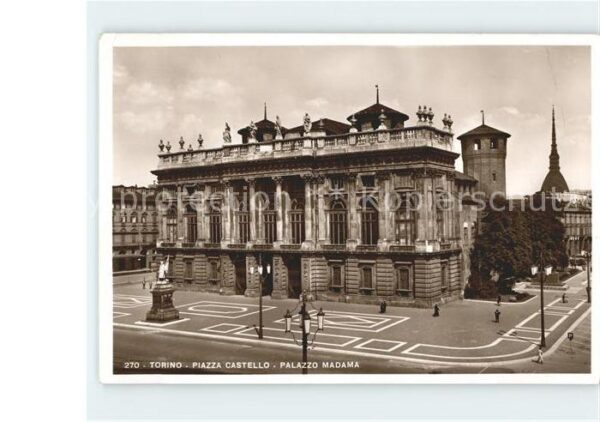 Torino Piazza Castello Palazzo Madama