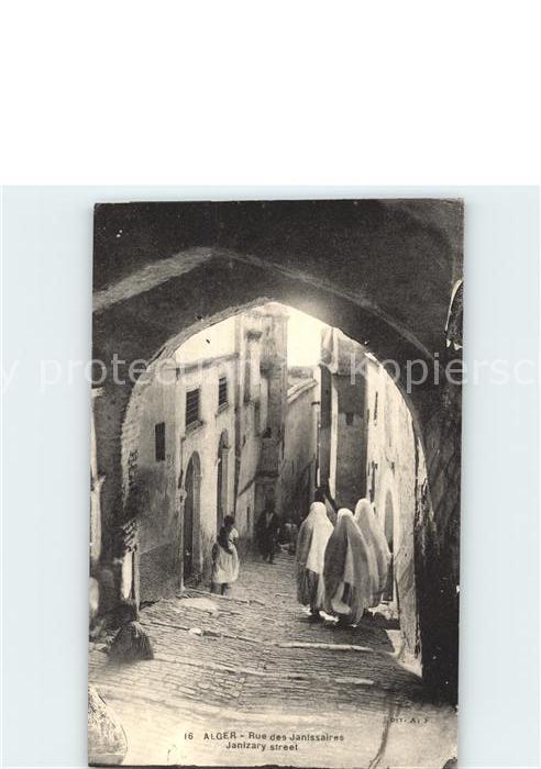 Alger Algerien Rue des Janissaires