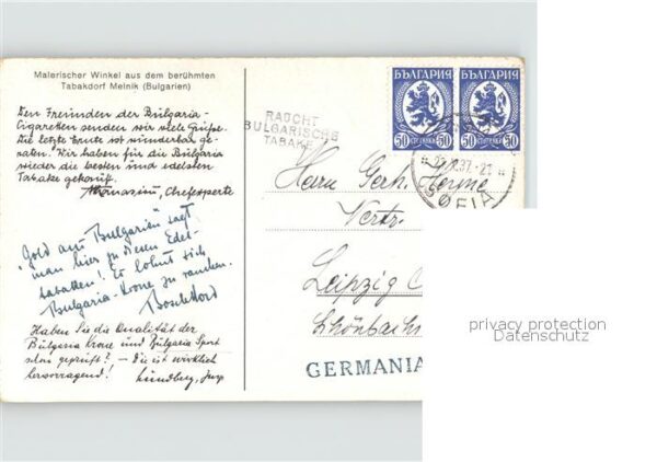 Melnik Bulgarien Tabakernte Illustration – Bild 2