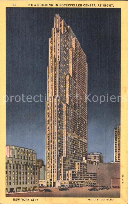 New York City RCA Building in Rockefeller Center at N