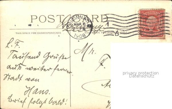 Cincinnati Ohio Post Office and Custom House Strassenba – Bild 2