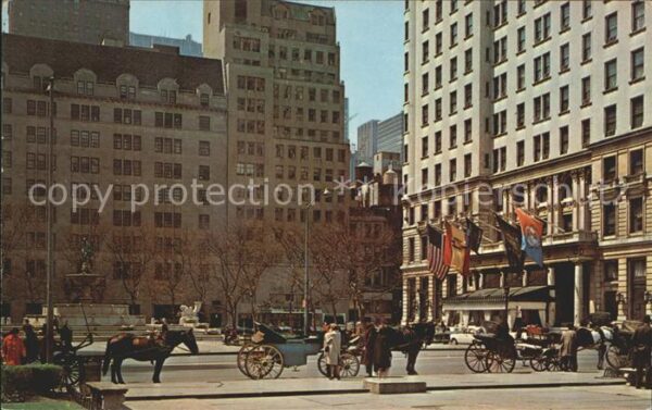 New York City Hansom Cab Pferdekutschen