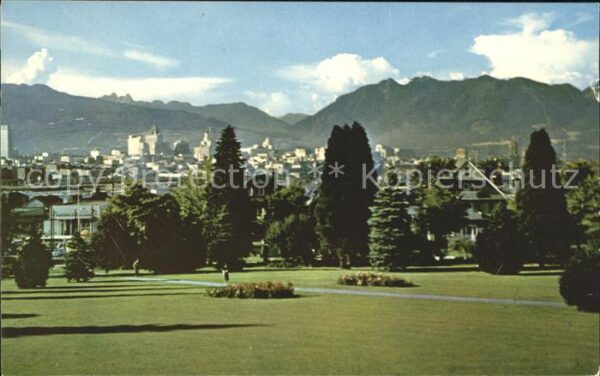 Vancouver British Columbia Panorama from Queen Elizabeth Park