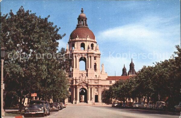 Pasadena California City Hall Autos