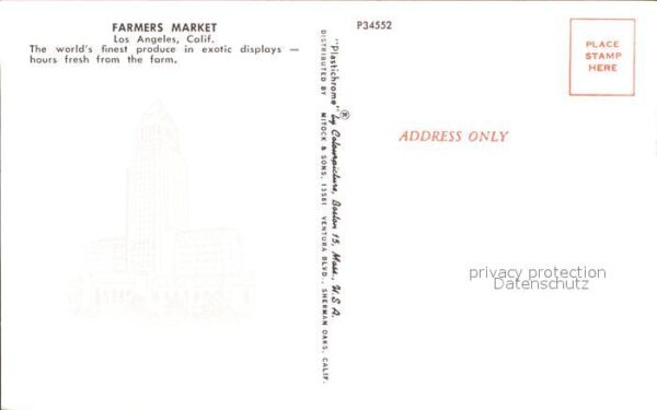 Los Angeles California Farmers Market Obst – Bild 2