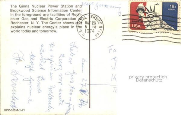New York City Ginna Nuclear Power Station Fliegeraufn – Bild 2