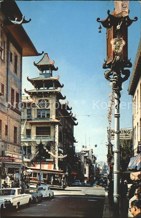 San Francisco California Grant Avenue Chinatown Autos