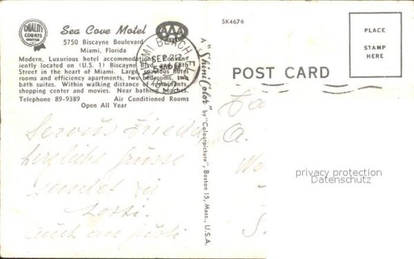 Miami Florida Sea Cove Motel – Bild 2
